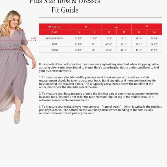 Standard & Practices V-Neck Tencil Denim Wrap Style Dress. 1X - Picture 4 of 4